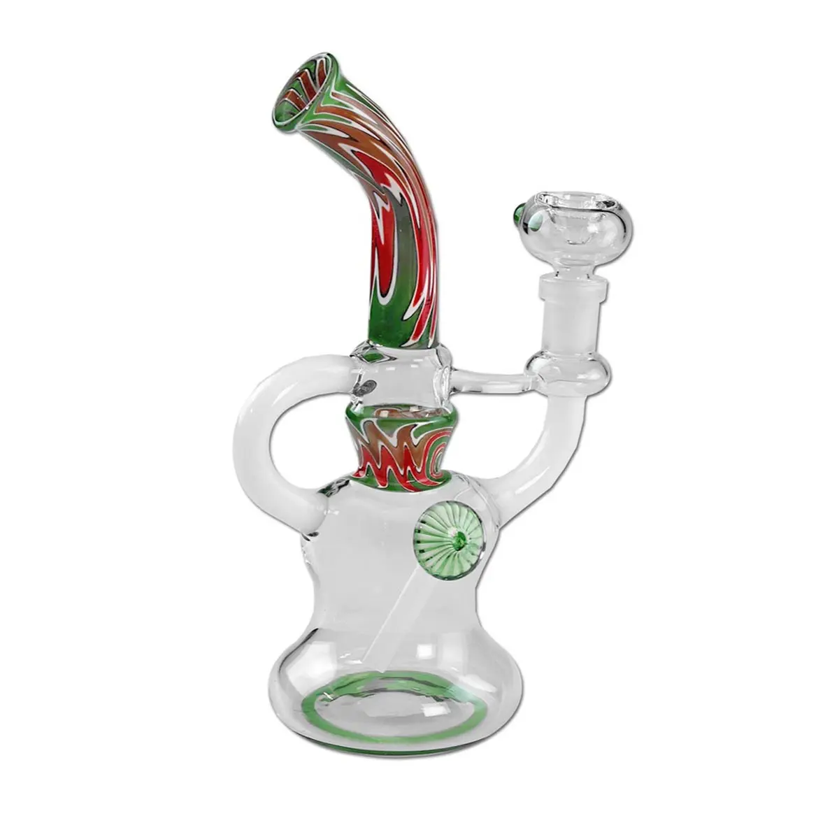 Recycler Vidrio Art Bong verde