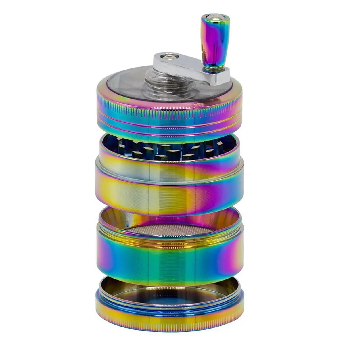 Grace Glass Amsterdam Molino de manivela - arco iris 53mm