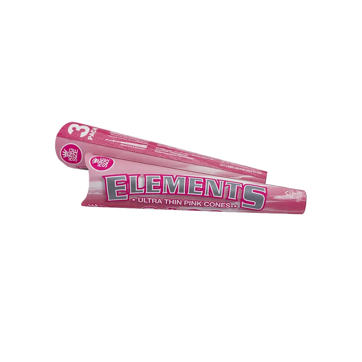 Elements Cones Kingsize Rosa 3x