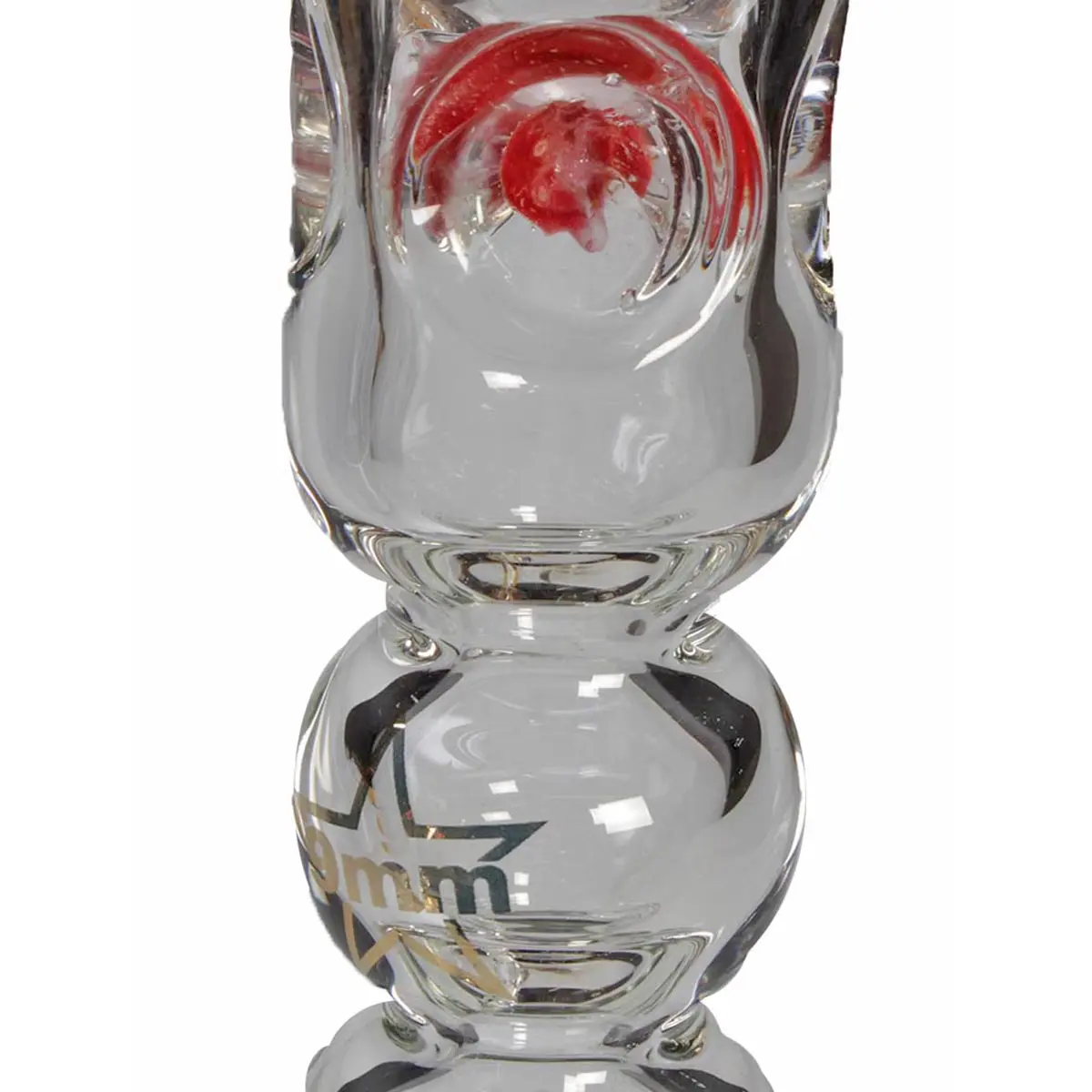 Black Leaf 9mm Bong "Sölid Smökynator" rojo/amarillo