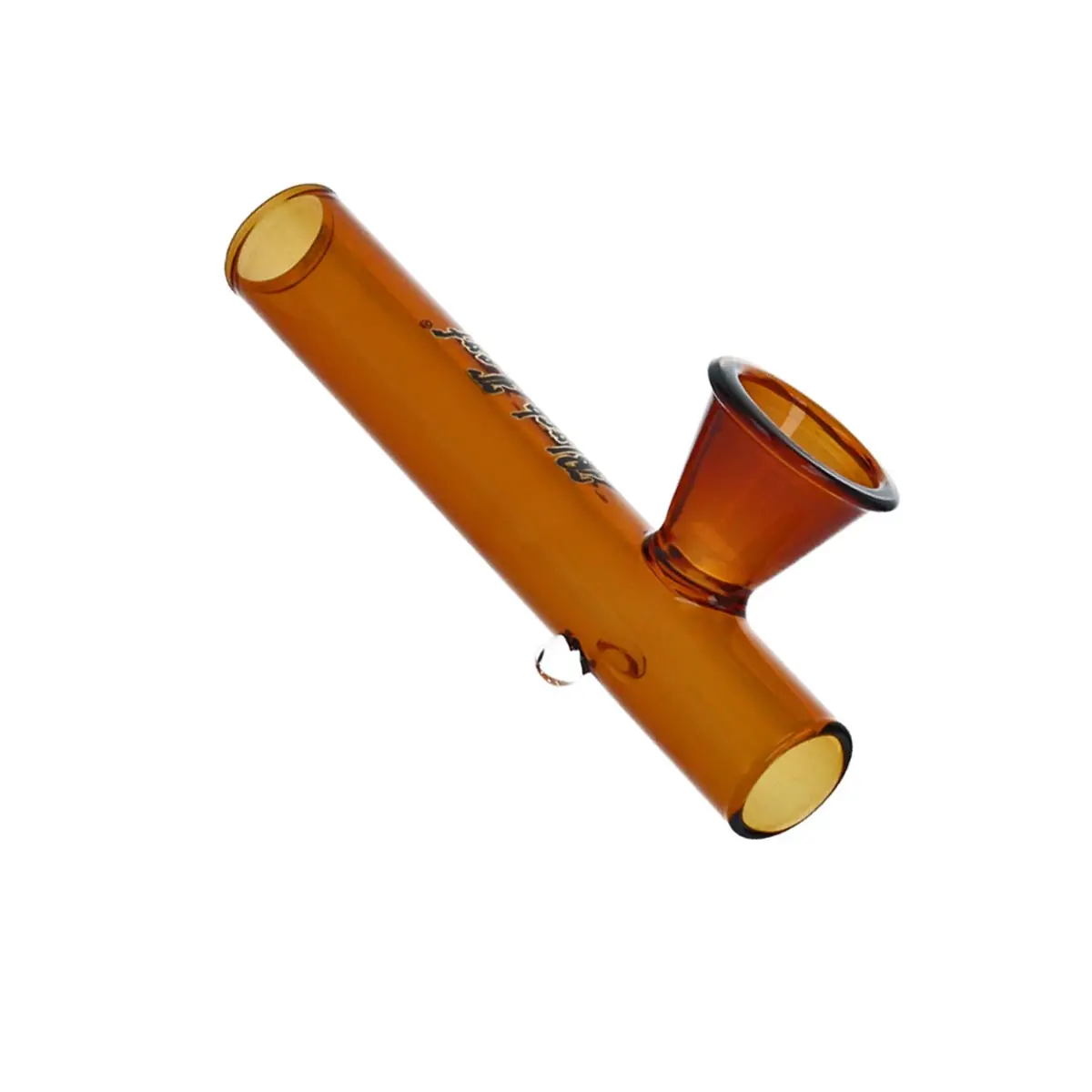 Black Leaf Kawumm pipa de cristal bronce