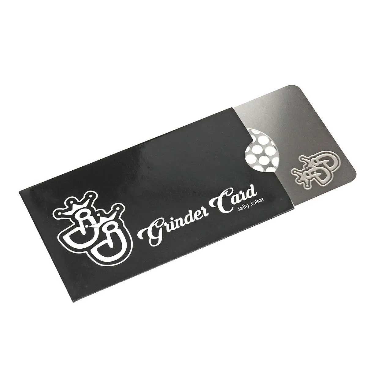 Tarjeta de molinillo Jelly Joker de acero inoxidable