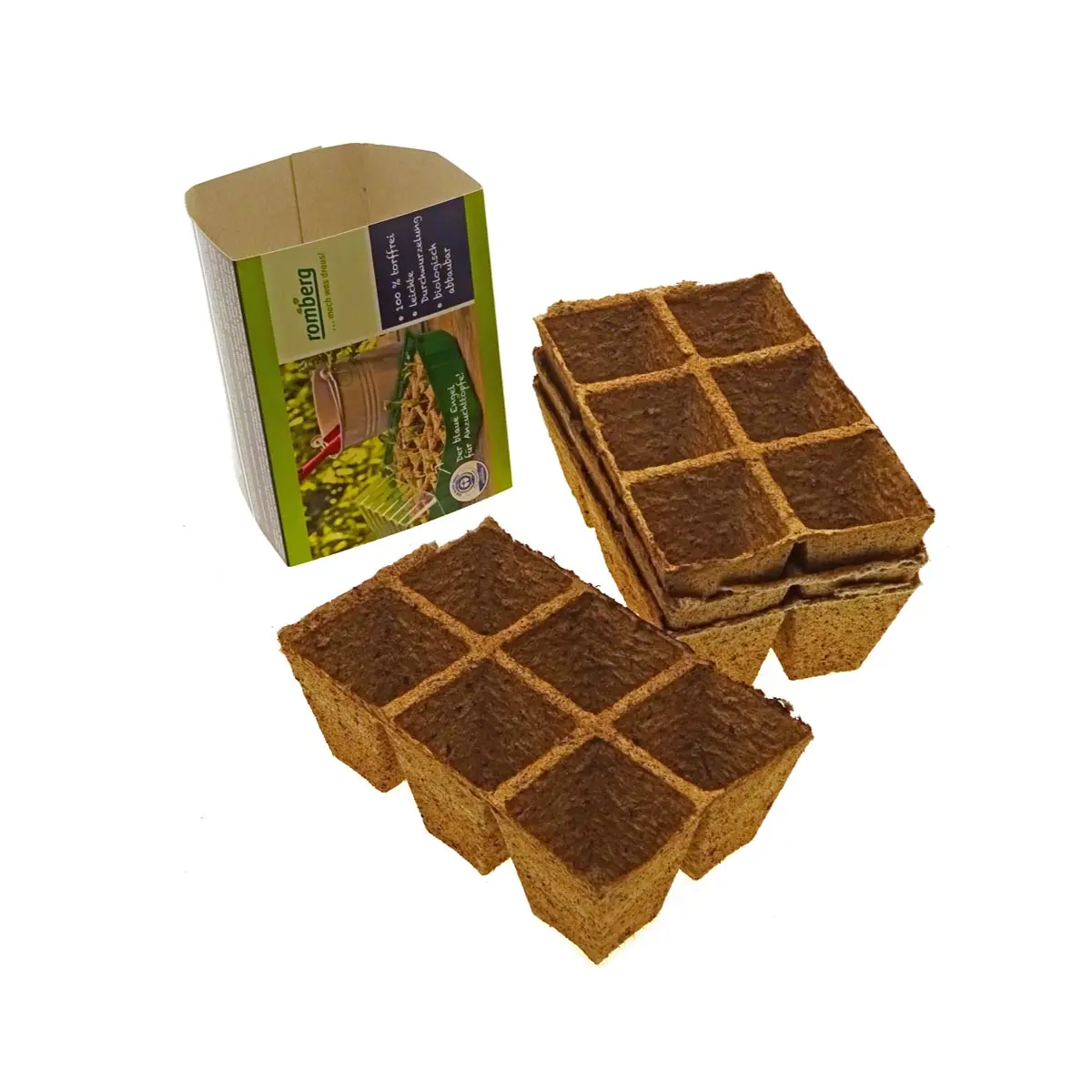 Macetas de cultivo Romberg 6cm - 24 piezas