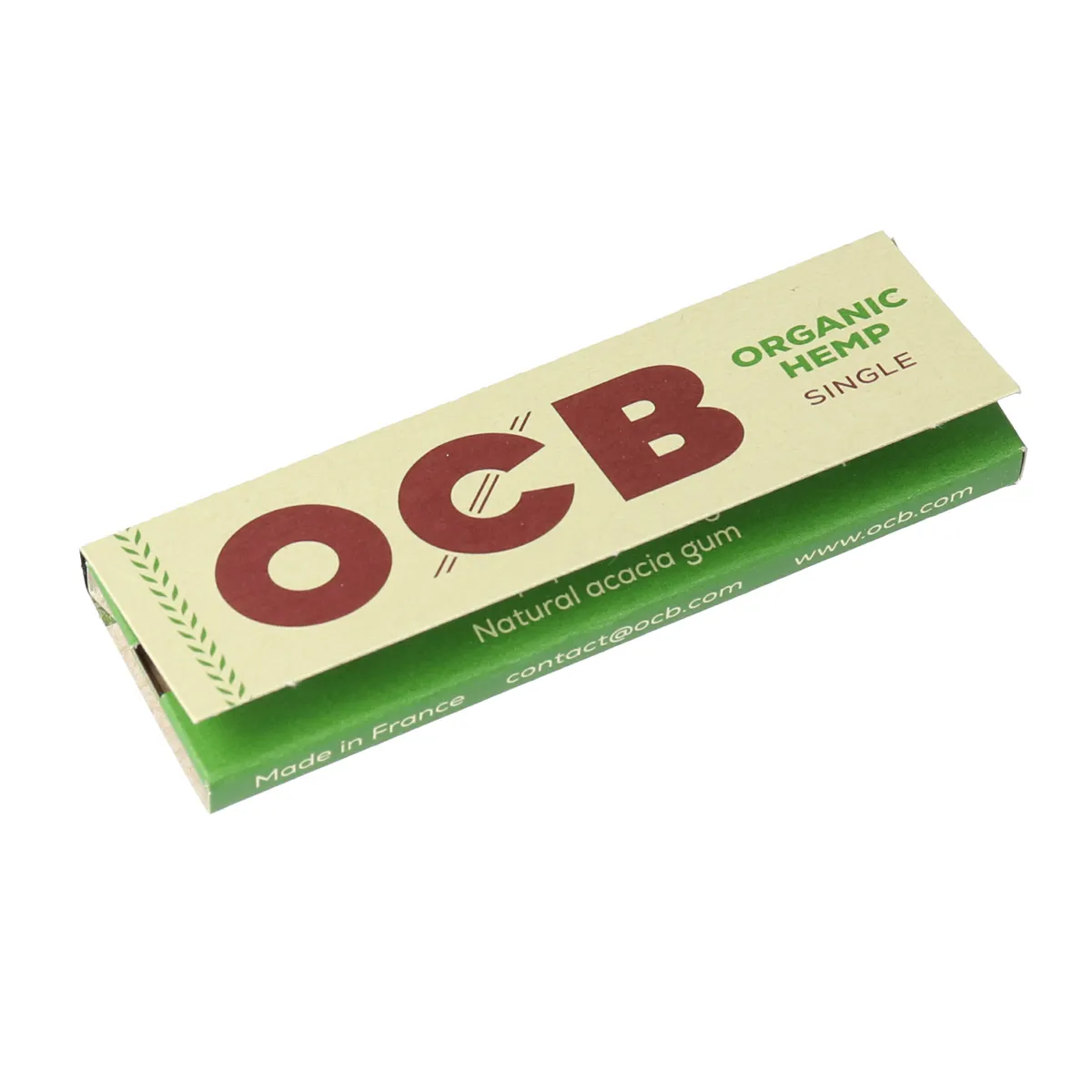 OCB Organic Hemp Single Wide - libretto di 50