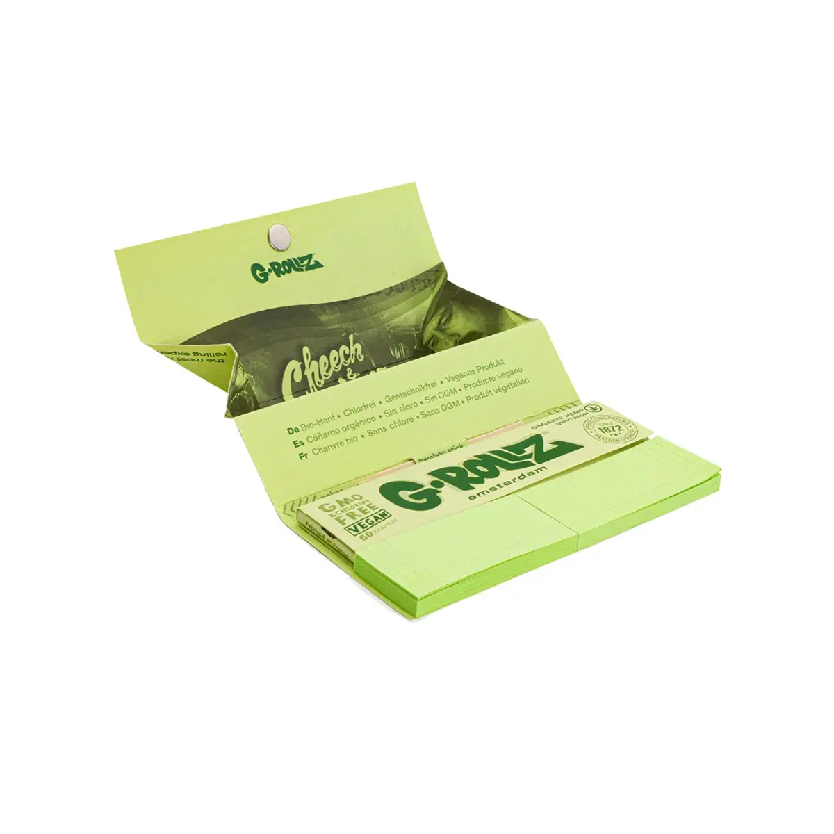 Cheech & Chong Kingsize Papers Tips Bio Hemp incl. Tray