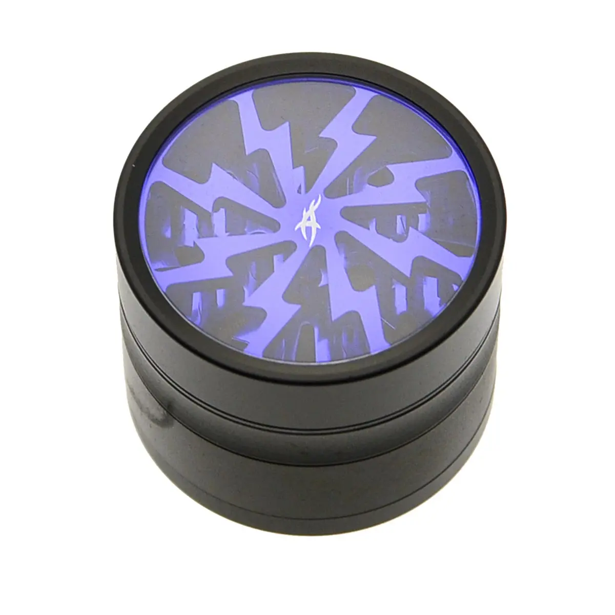 Thorinder Grinder con ventana negro / azul Mini