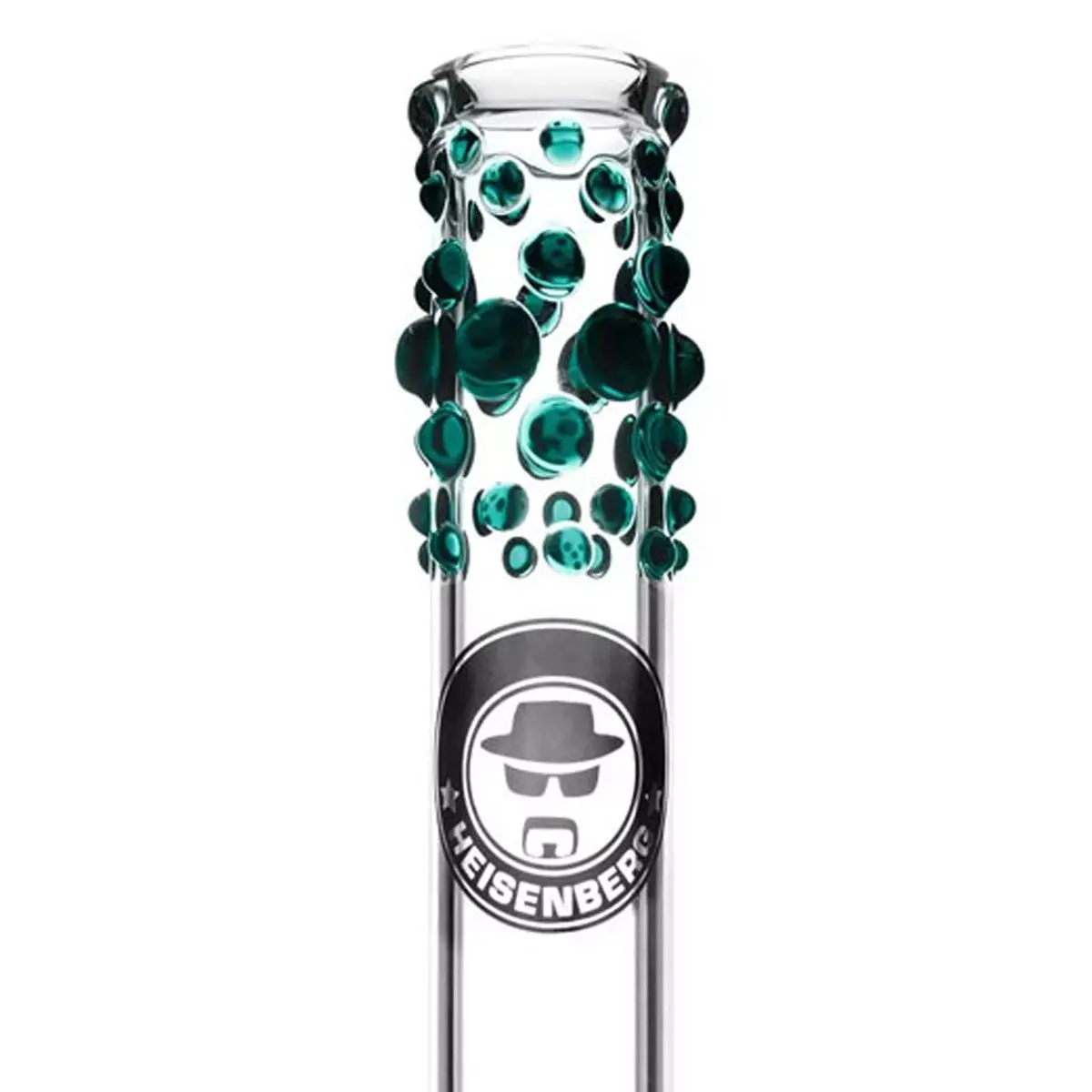 Heisenberg 'Beaker Bubble' 12-Arm Perc 18,8 - verde