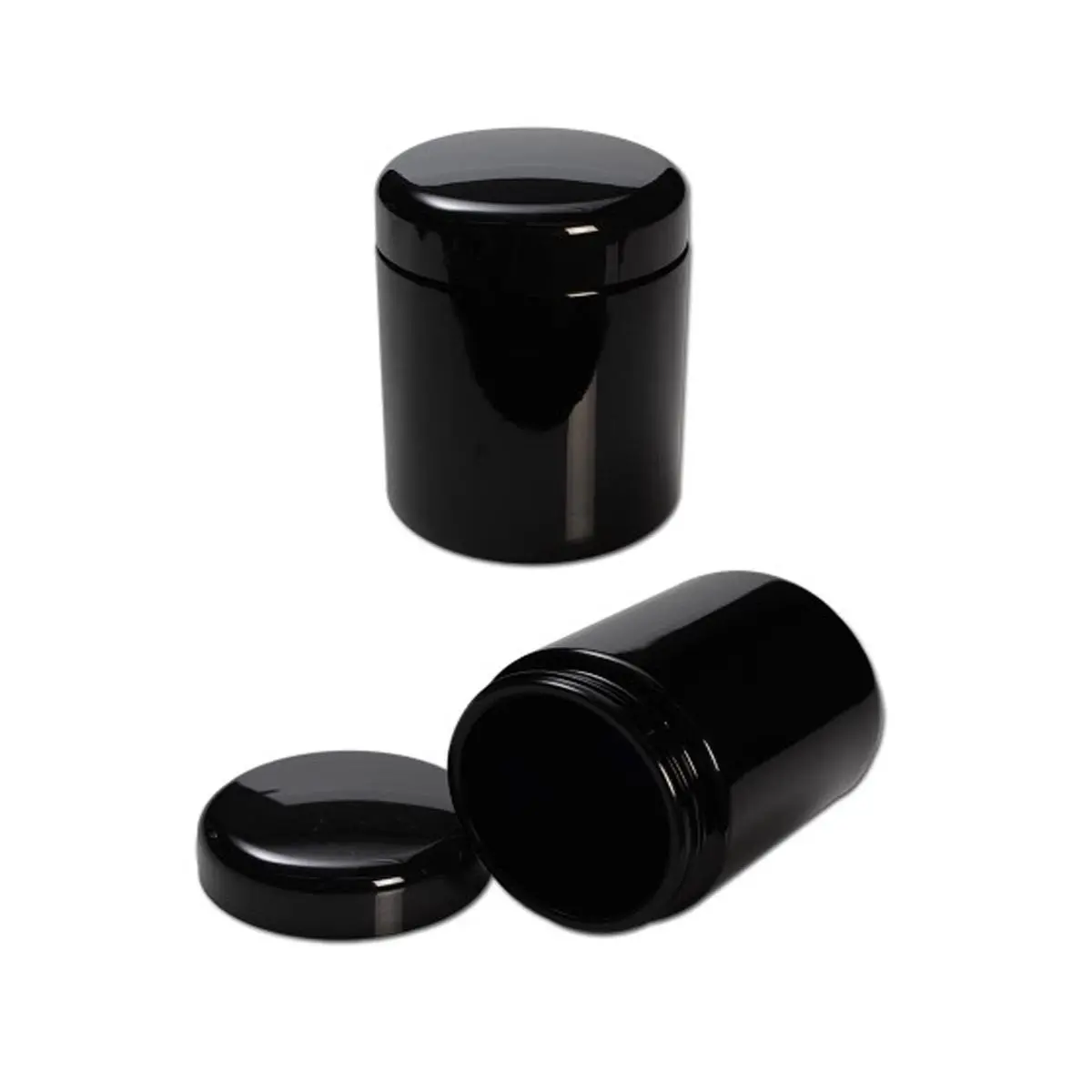 Tarro de vidrio violeta de cuello ancho Miron 150m