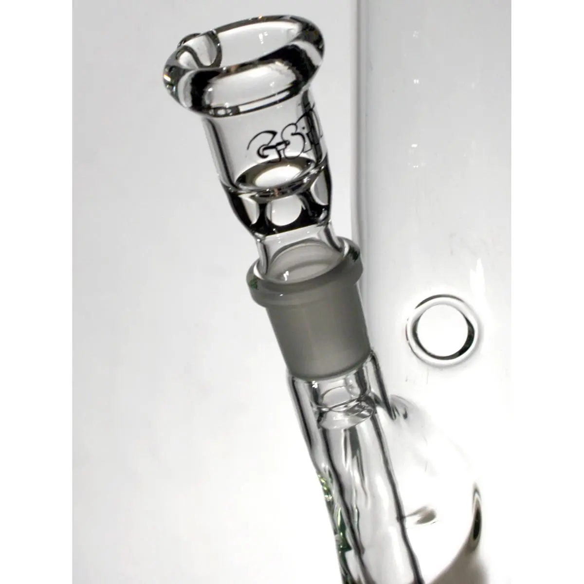 G-Spot Bong Cilindro arqueado 40cm