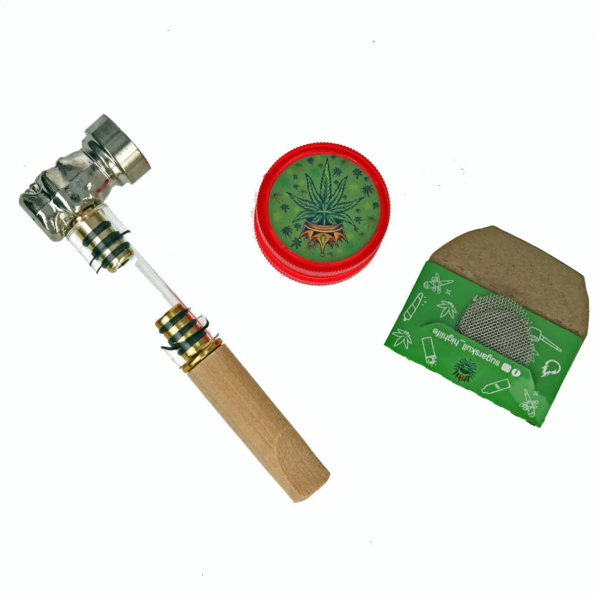 Juego de pipas de mano 'Sugar Skull'