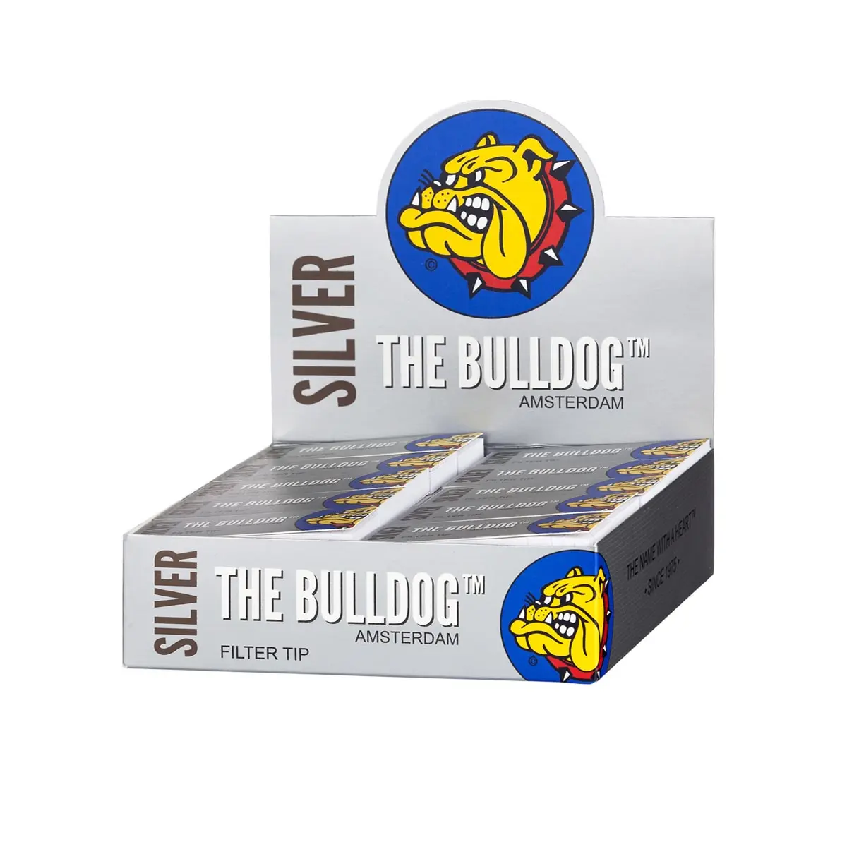 The Bulldog Silver Filtros de cartón Wide - 50x