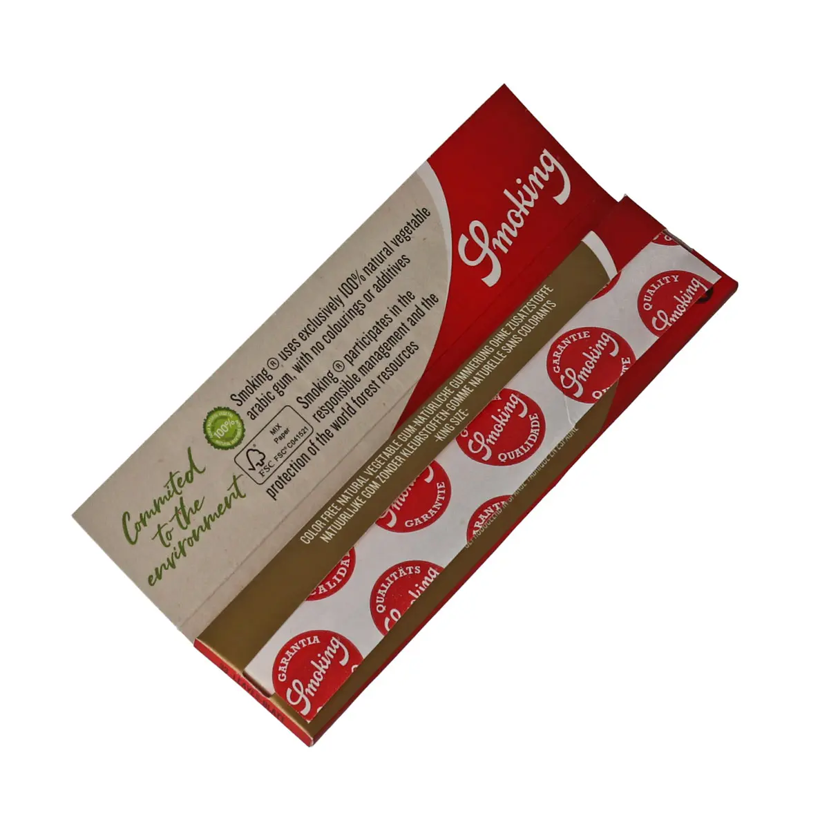 Smoking Slim Gold King Size papel de fumar