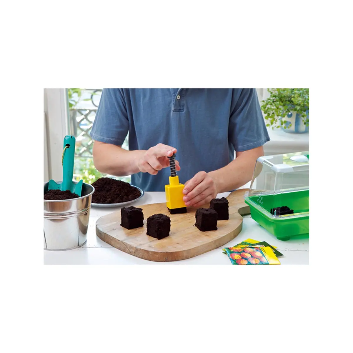 Prensa de Compost 4 x 4 x 5 cm