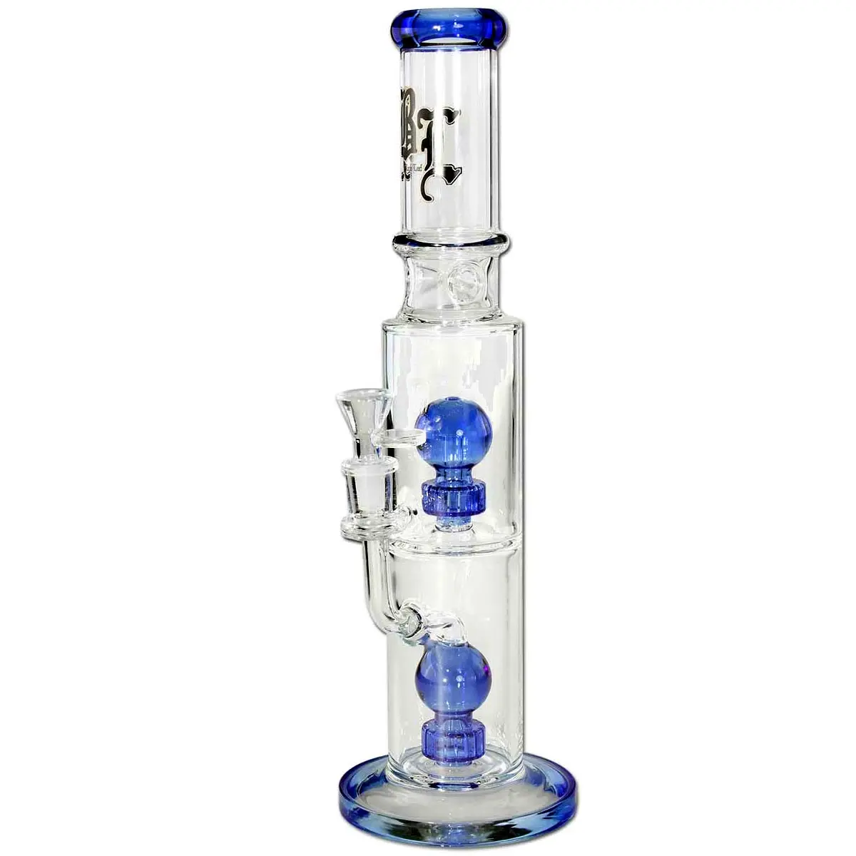 Black Leaf Bong con Percolador 'Blue Hour' 37cm