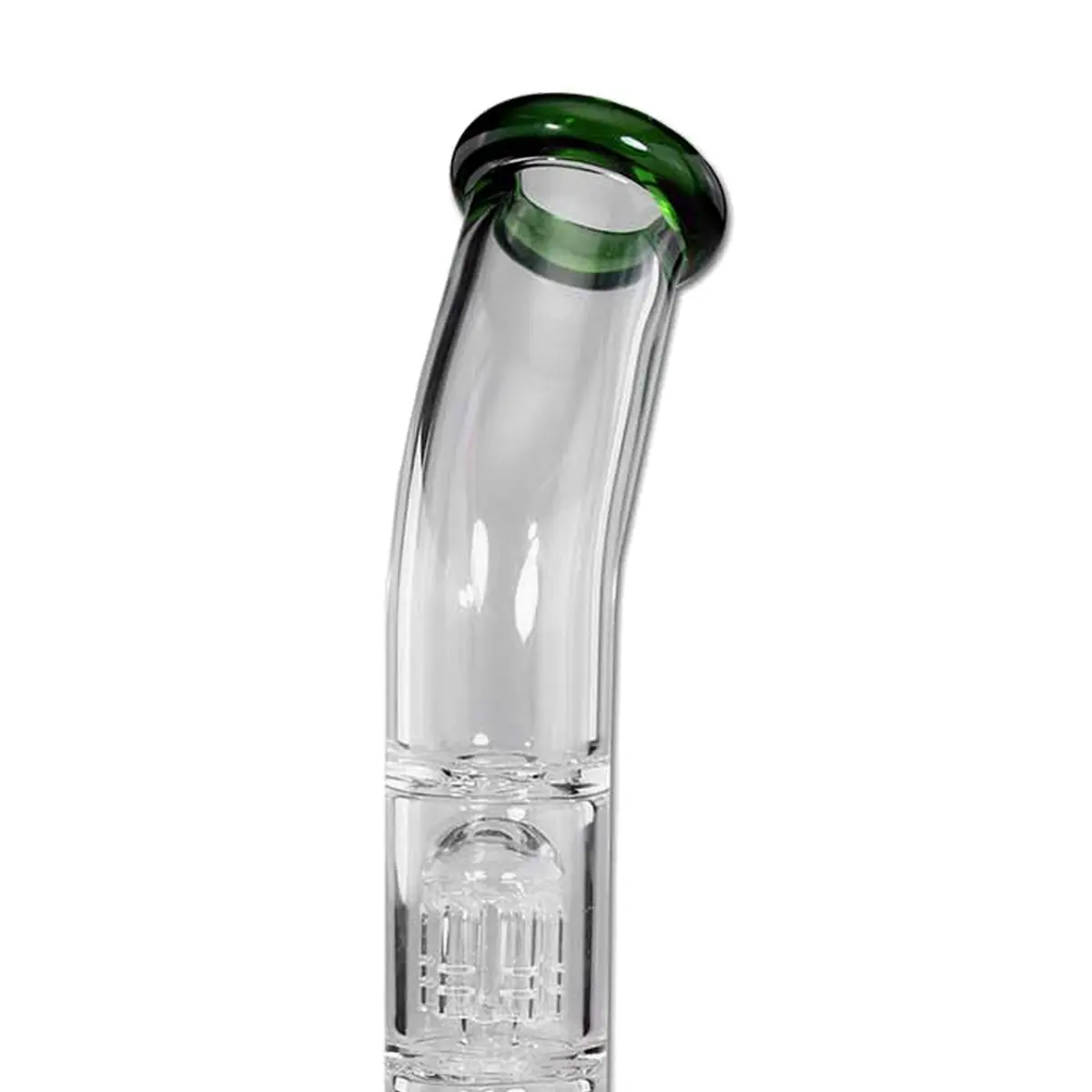 Bong de hielo Black Leaf con doble perc 31 cm