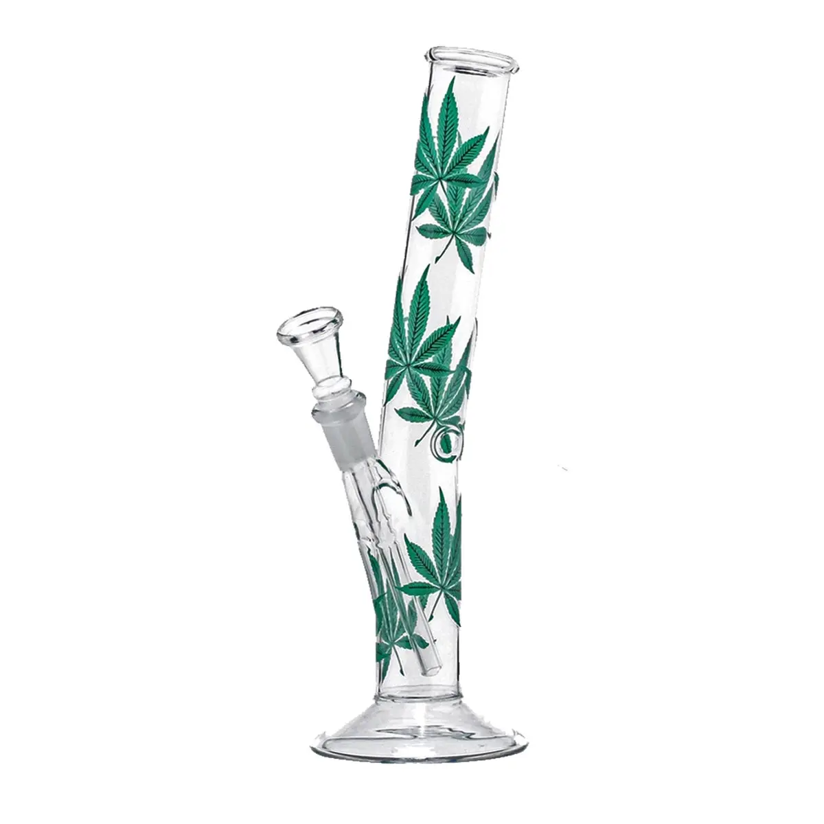 Bong de vidrio Multileaf curvado 26cm 14,5