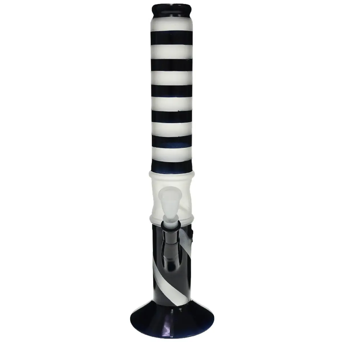 Bong con hielo 43 cm arenado - negro