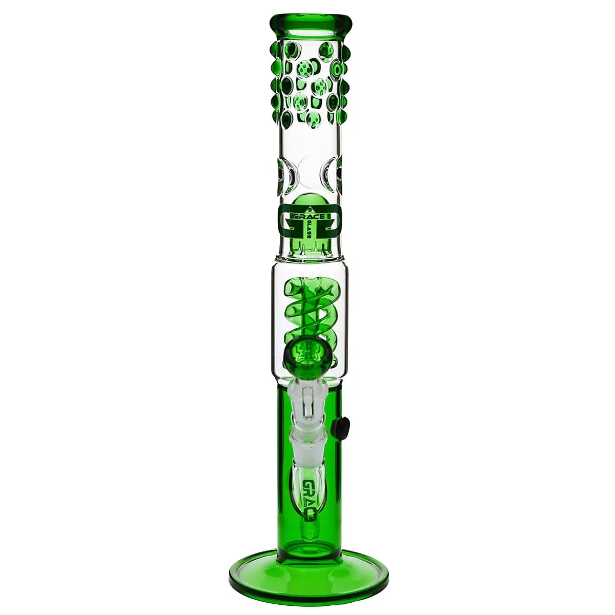Grace Glass Bong "Slender Green Sarah" 38 cm