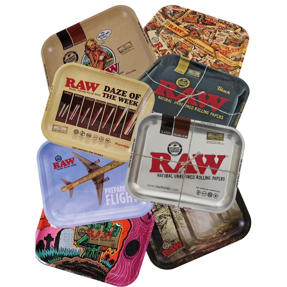 Raw Rolling Tray bandeja de liar Medium