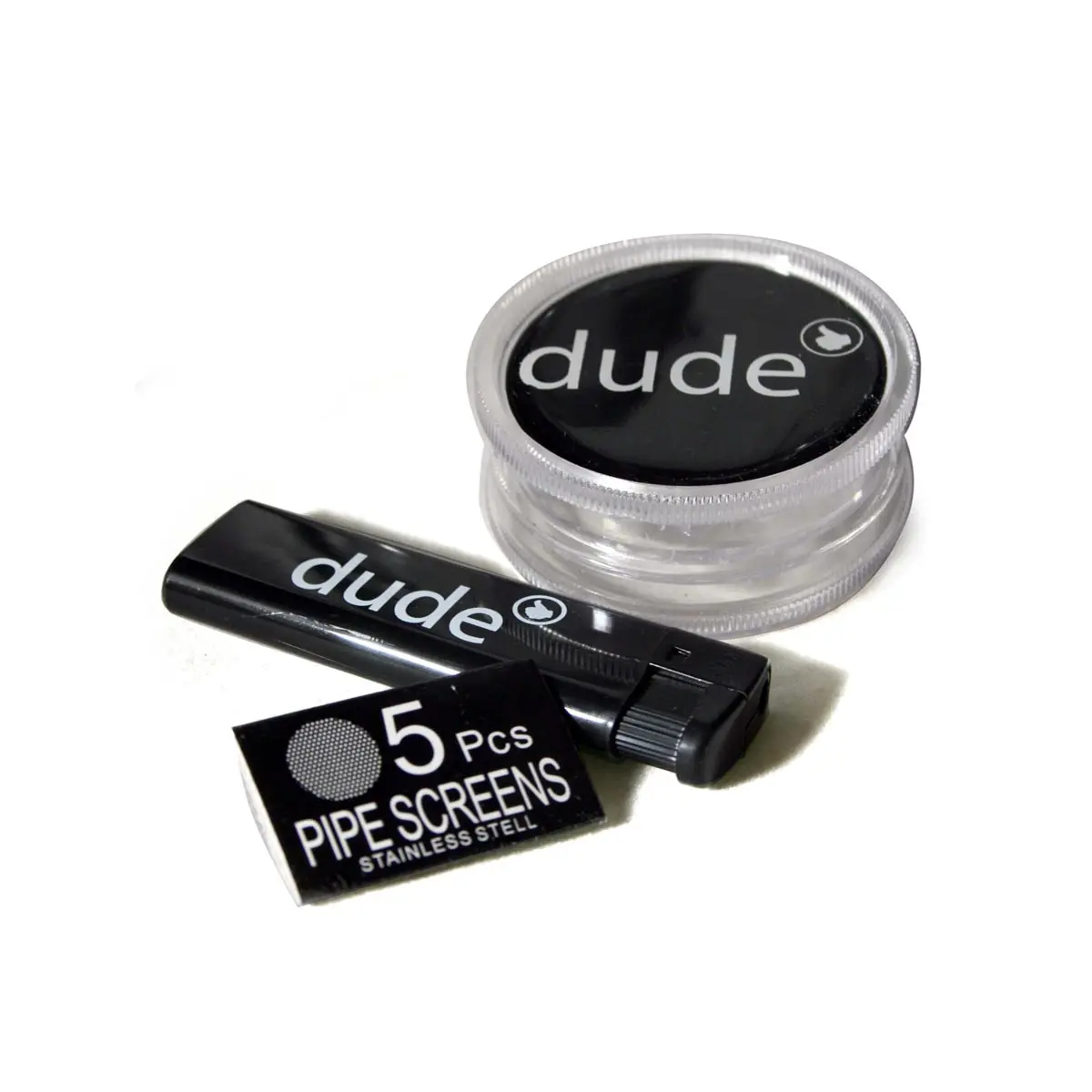 Dude Bong con bola en estuche - Doble 22cm