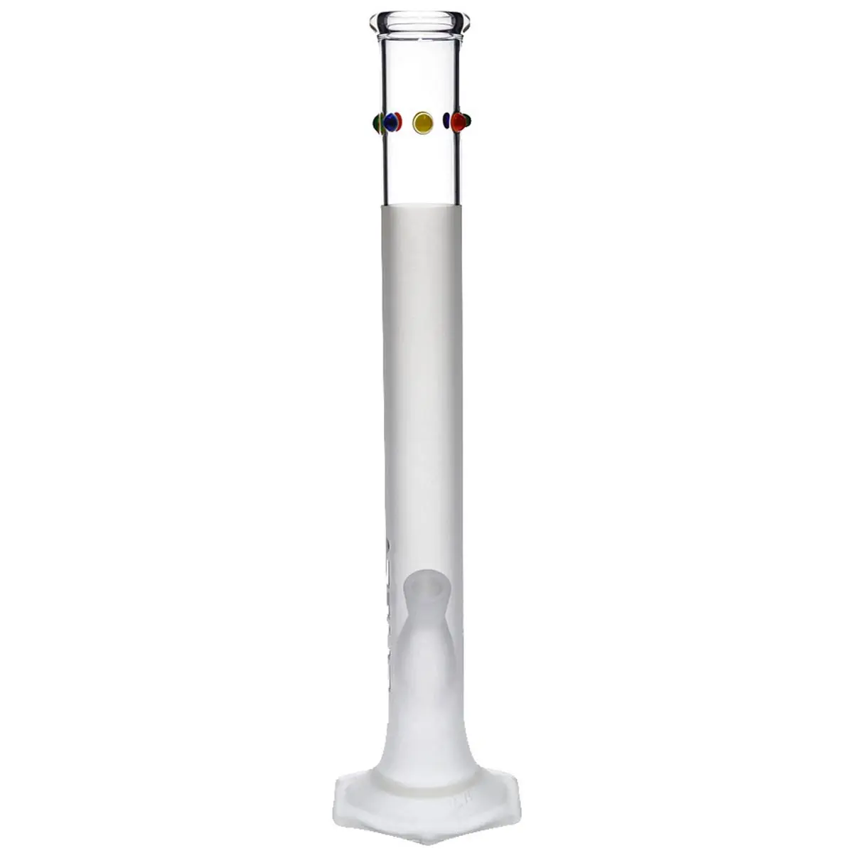 Ehle Grace bong de cristal mateado con color 14,5