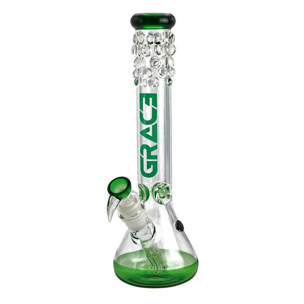 Grace Glass Bong 'Pearl' - verde