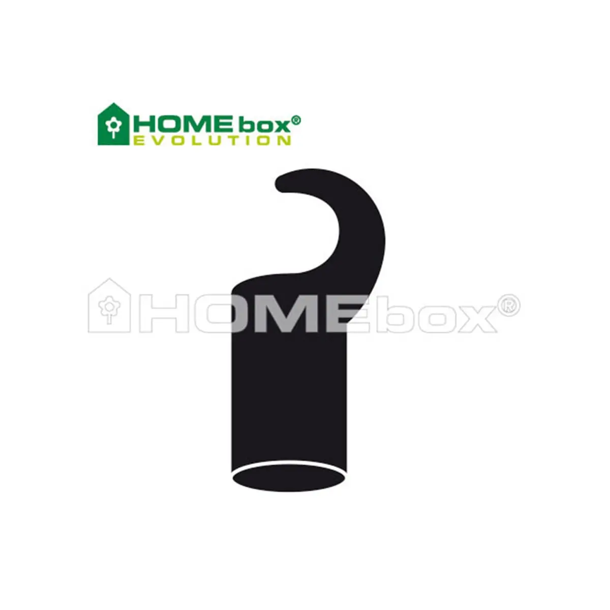 HOMEbox ganchos de recambio corto 4 pcs 22mm