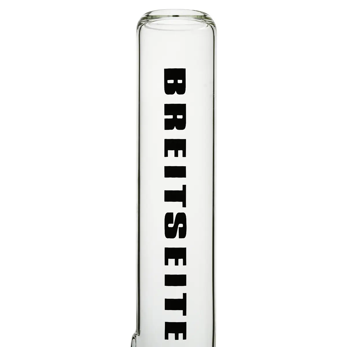 Breitseite Bong de cristal ancho curvado 40 cm