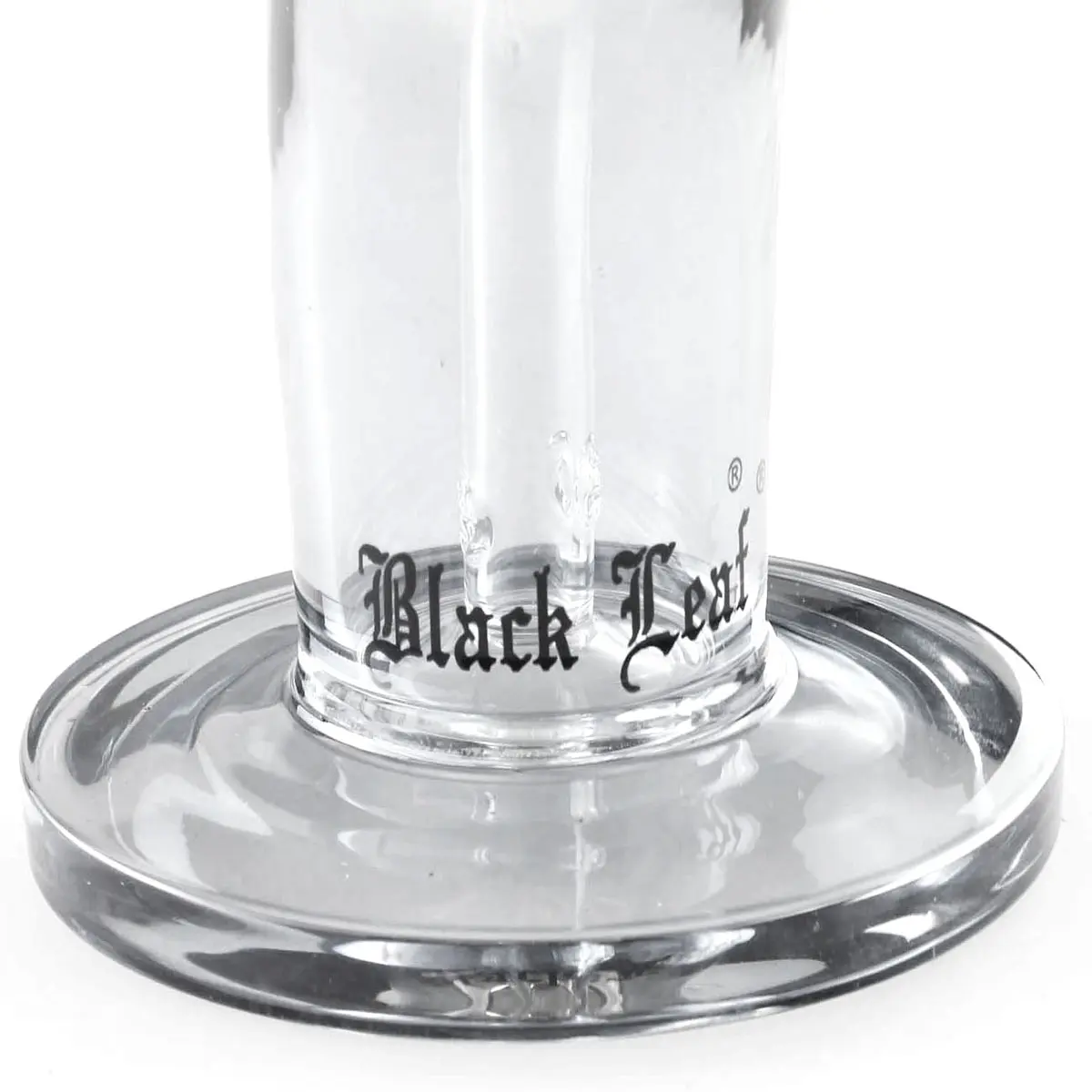 Black Leaf bong de vidrio 'JL' rojo