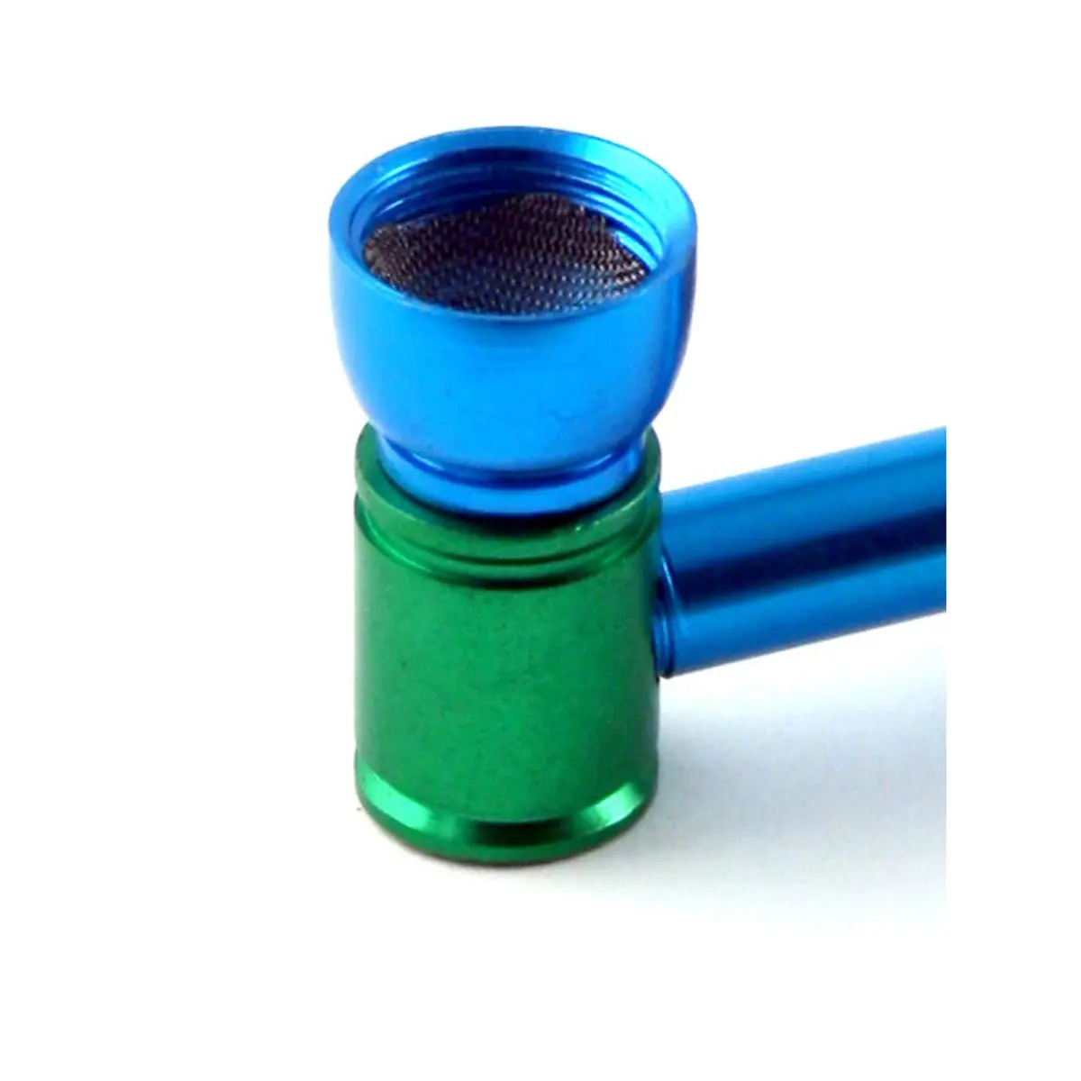 Pipa metalica multicolor 145 mm