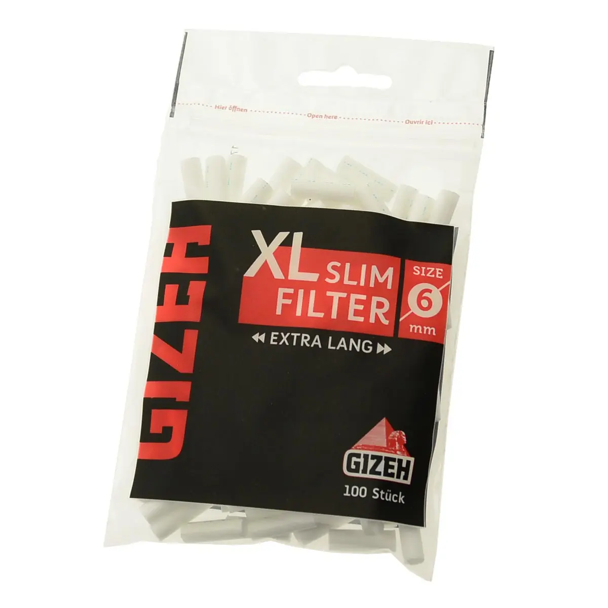 Gizeh Black XL Slim filtros