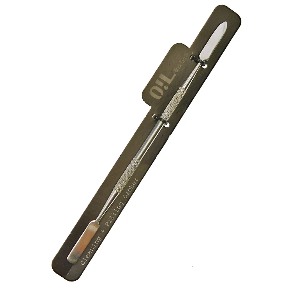 Black Leaf Herramienta dabbing para aceite de acero inoxidable - Raspador doble