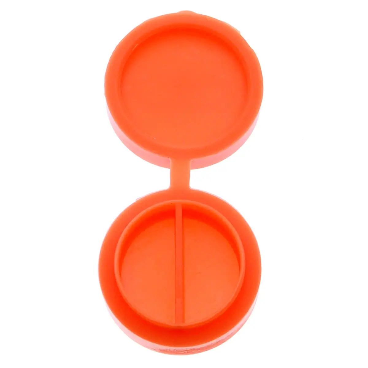 Grace Glass recipiente de silicona Double Naranja