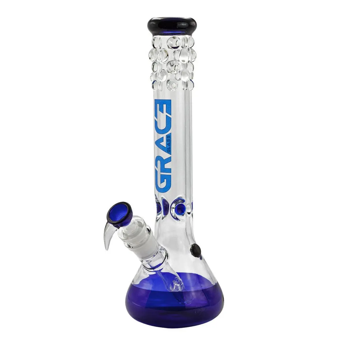 Grace Glass Bong 'Pearl' - azul