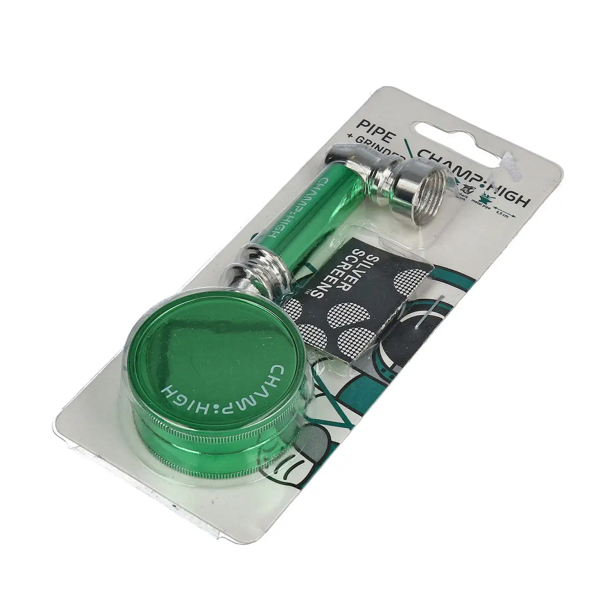 Juego de pipas Champ High con amoladora