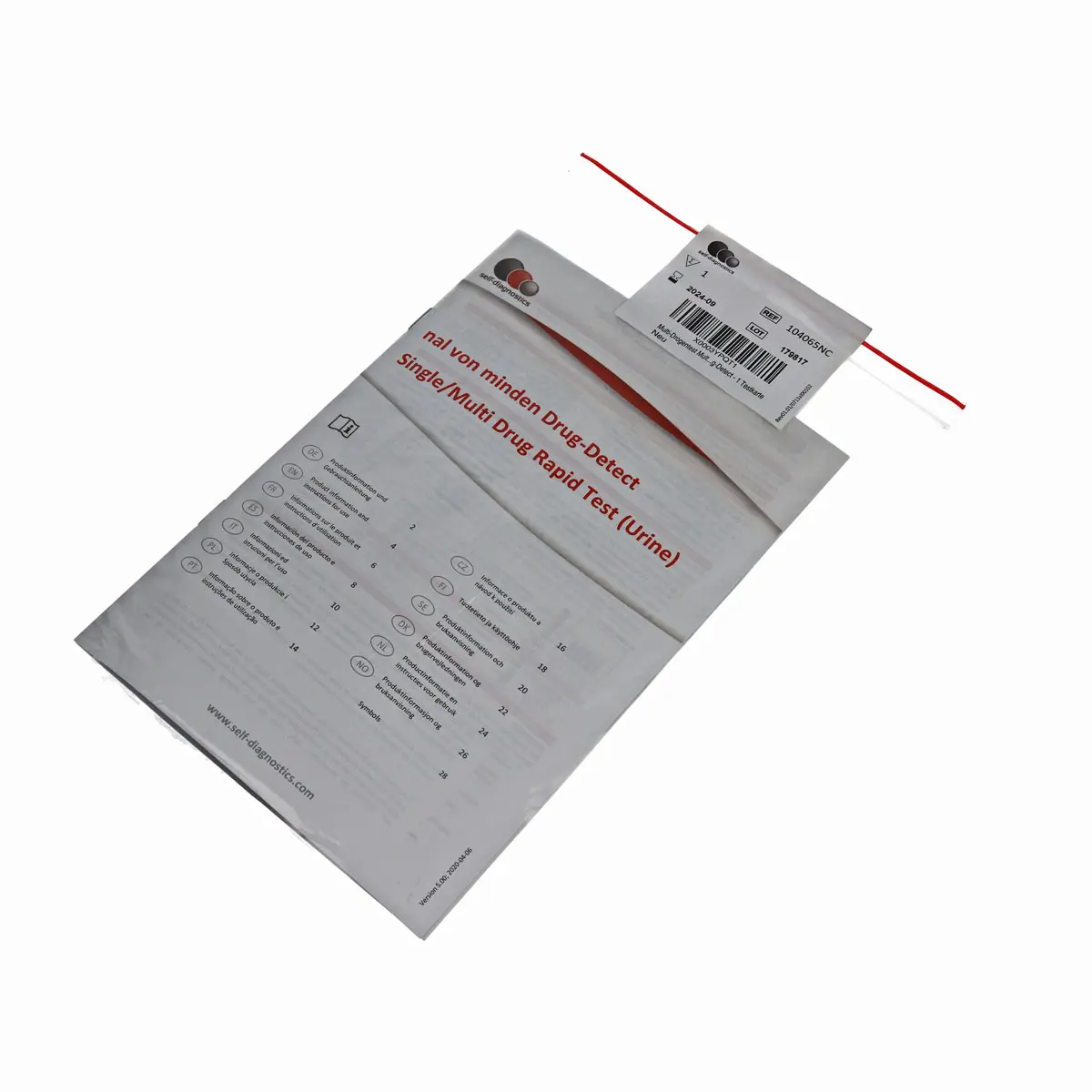 Multi 6 Prueba de drogas