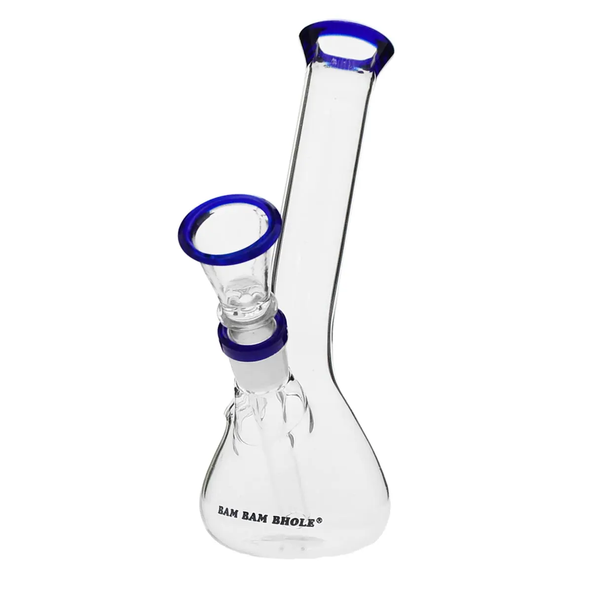 Bong de cristal Mini Blue Smoke - 14,5