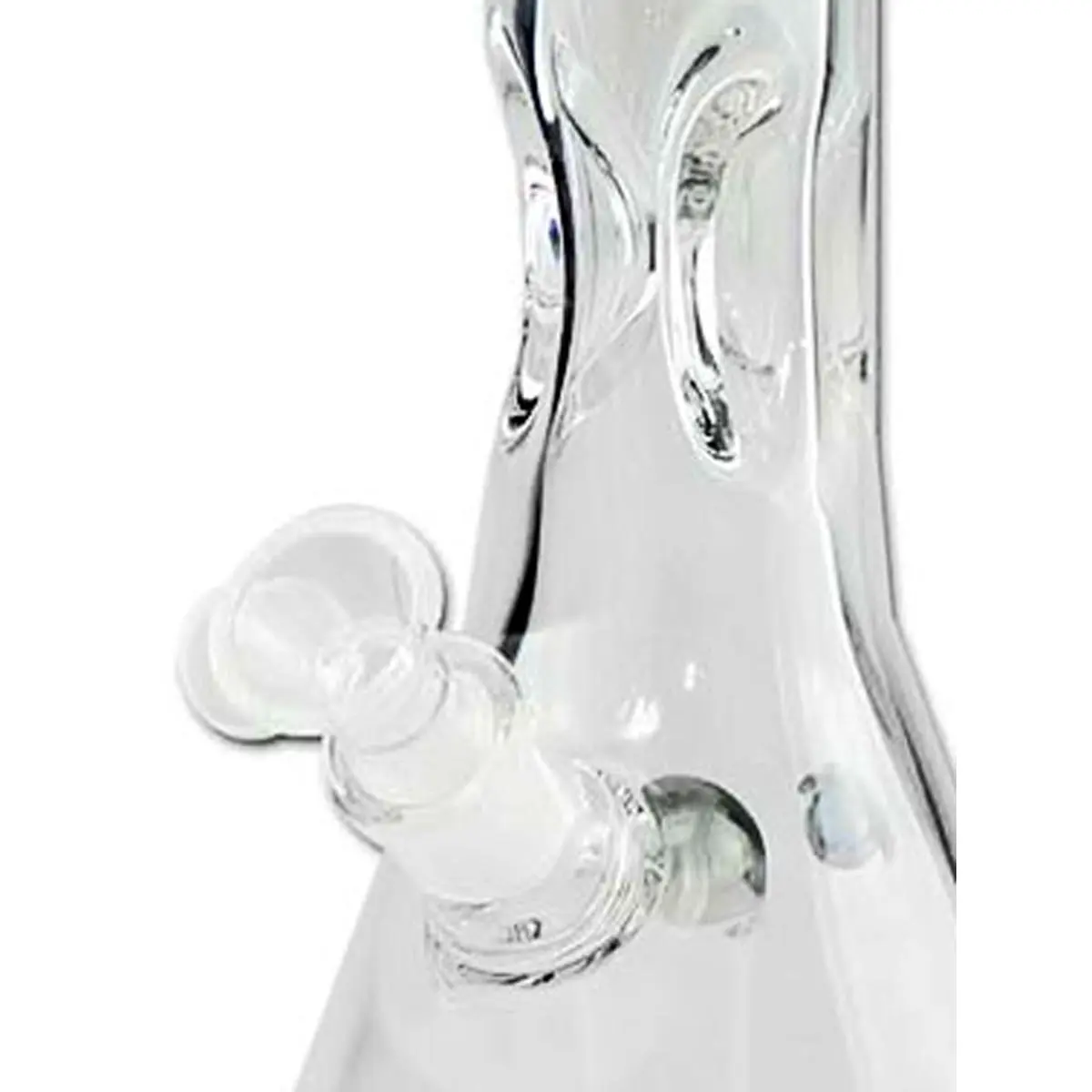 Bong de hielo Black Leaf con percolador de tambor 40cm