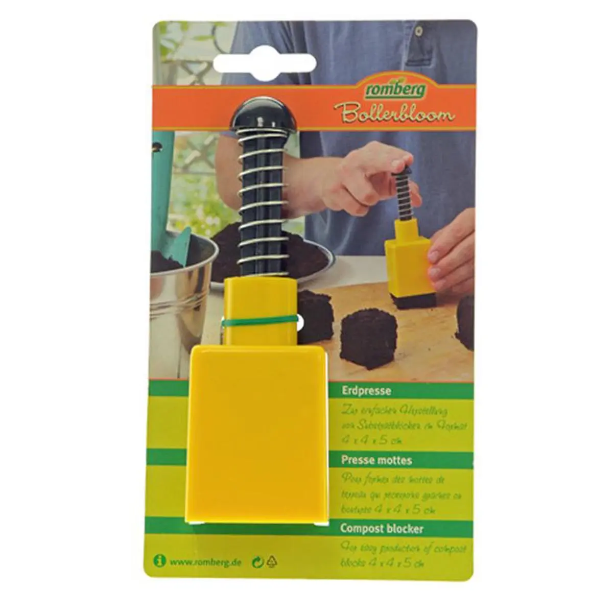 Prensa de Compost 4 x 4 x 5 cm