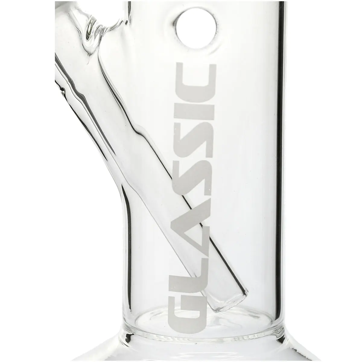 Bong de cristal curvado 33 cm