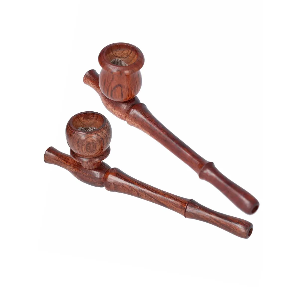 Tubo de madera con recipiente de rosca de 15 cm