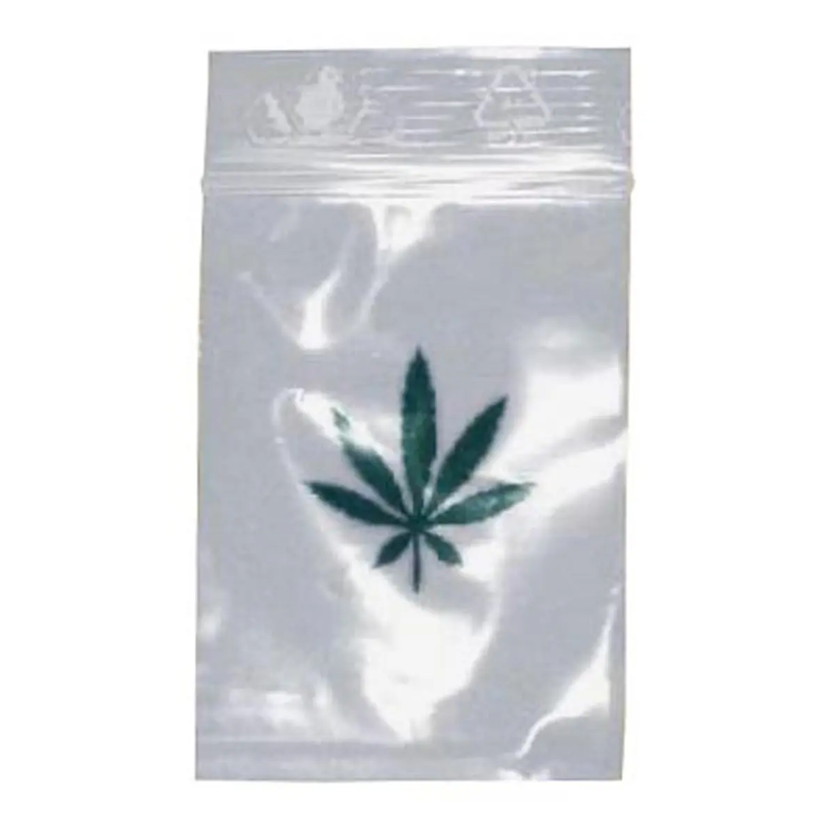 100 bolsas autocierre hierba - 6x8 cm