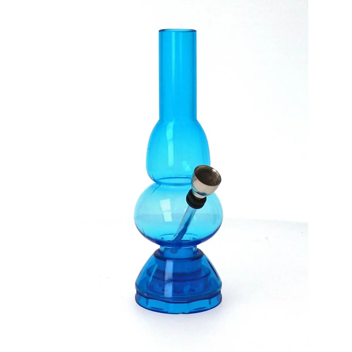 Mini Bong acrílico + molinillo 17cm "Belly"