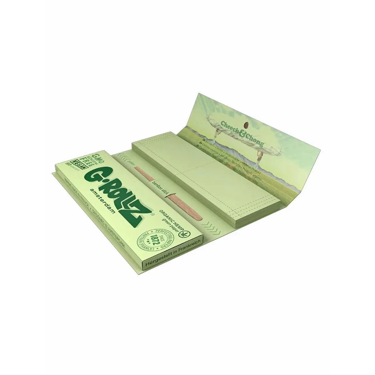 Cheech & Chong Kingsize Papers Tips Bio Hemp