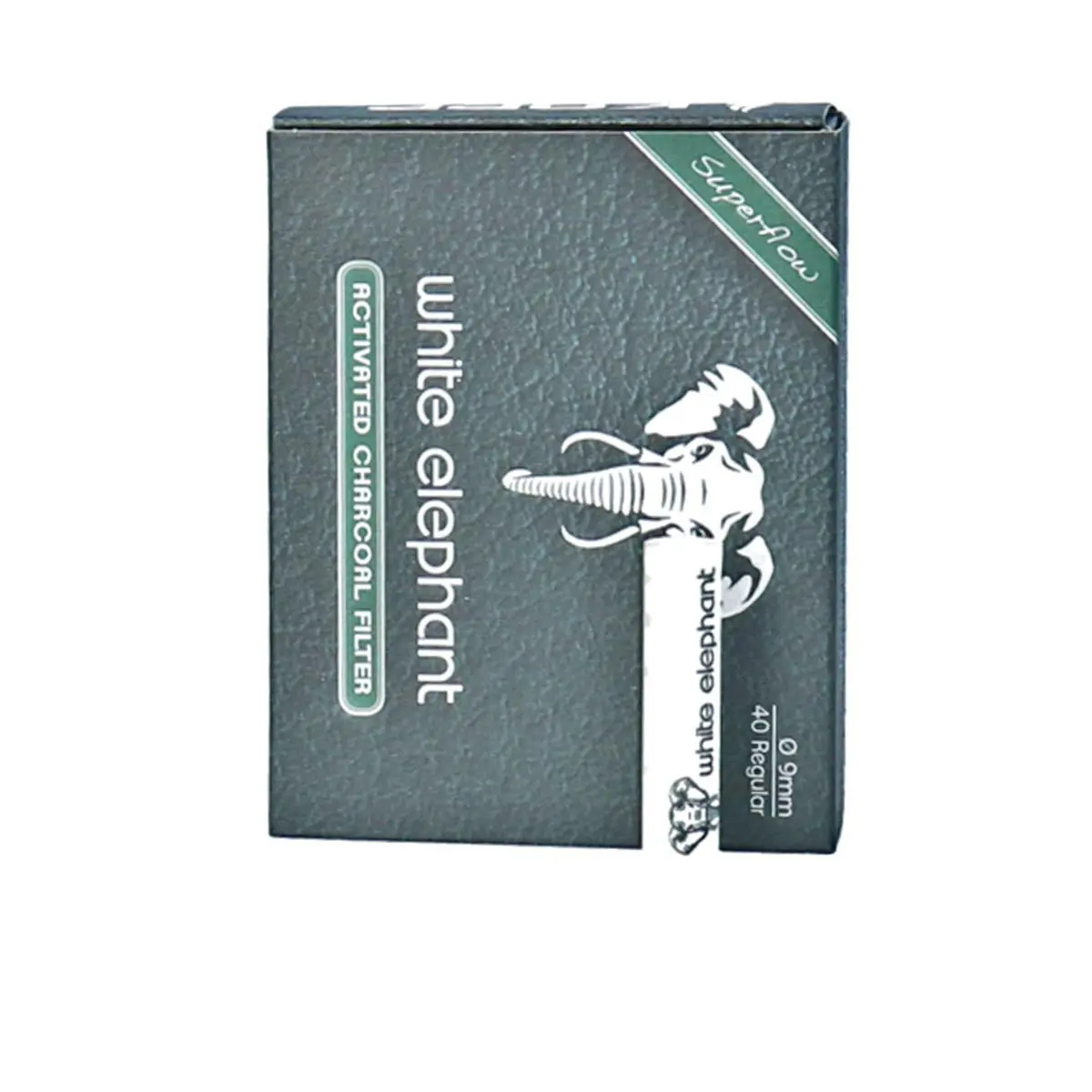 White Elephant Filtro de carbón activado 9mm - 40pcs