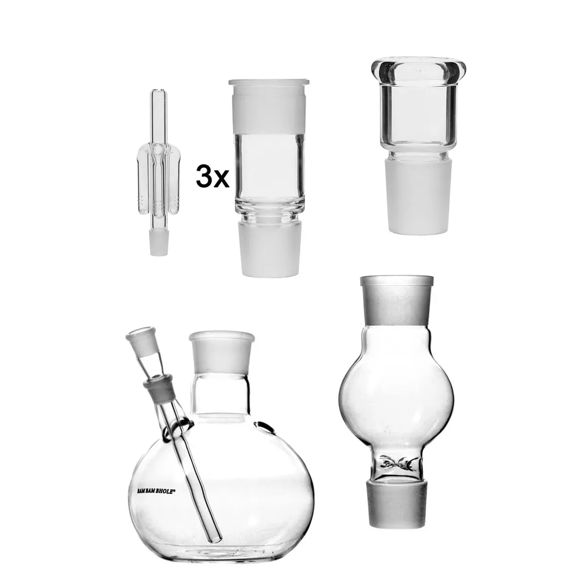 Bong modular plug-in bola 2000ml + ICE + 3x Perc