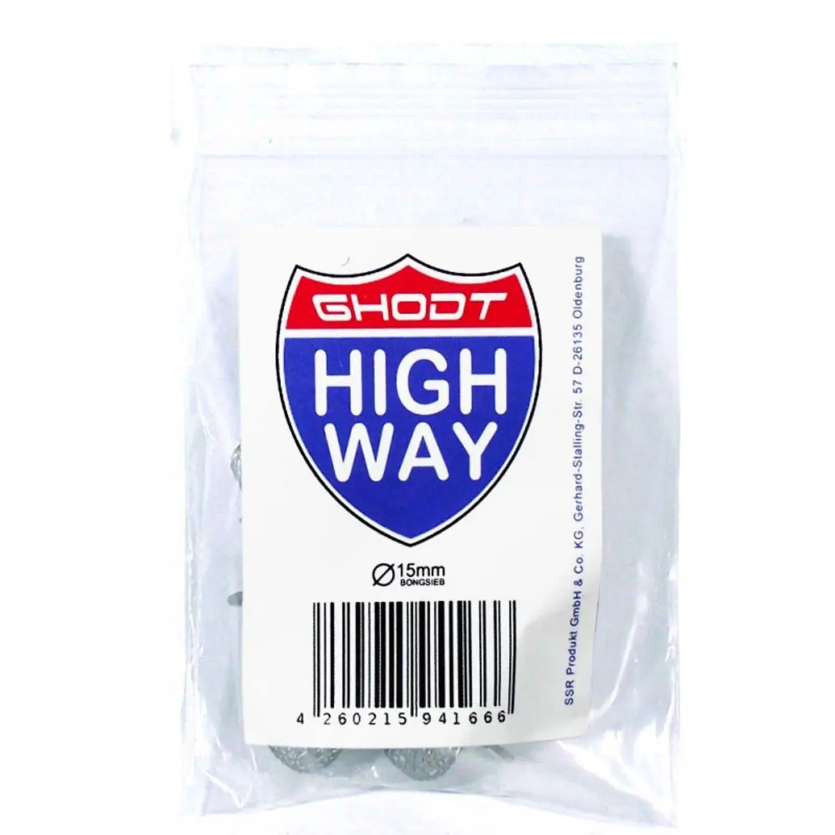GHODT Highway tamices Bong 15mm