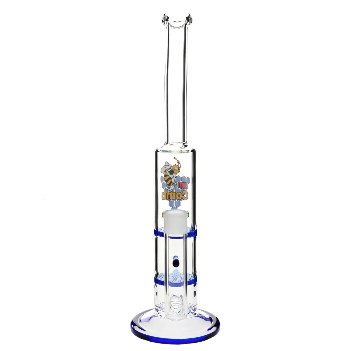 Black Leaf bong "Double Colored Honey Comb" 36cm