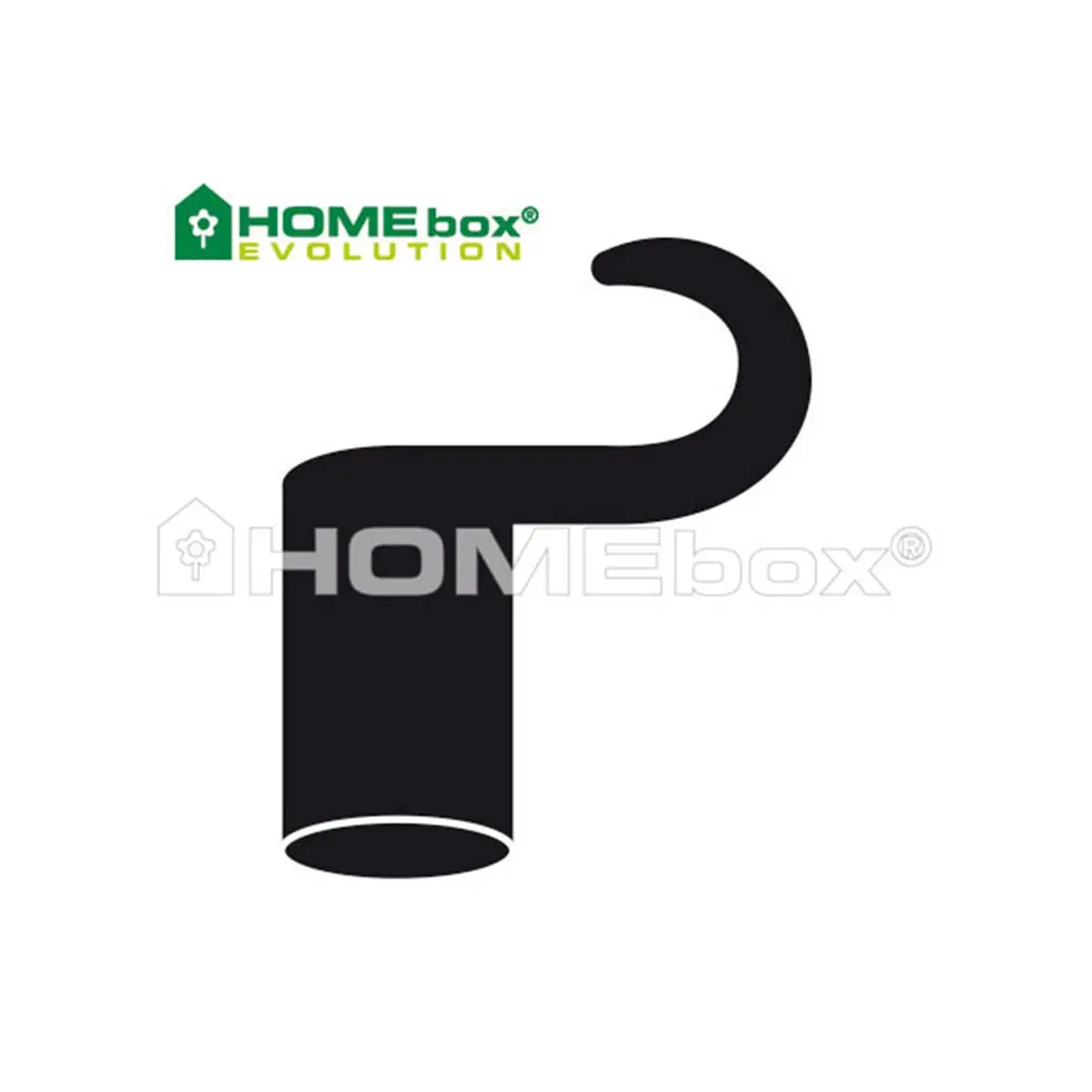 HOMEbox ganchos de recambio largo 4 pcs 22mm