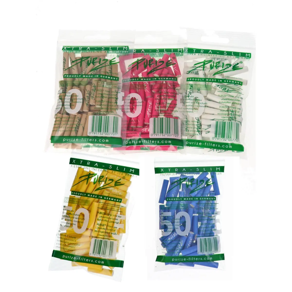 Filtro de carbón activado PURIZE® - XTRA Slim Size 50er